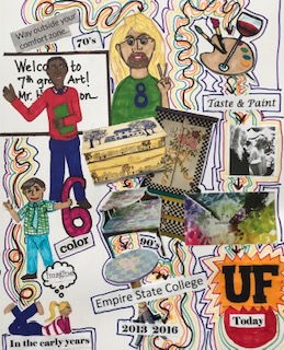 personal art ed collage